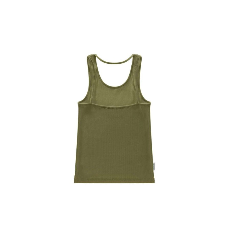 Apparel * | Discount Telfar Halter Tank Drab