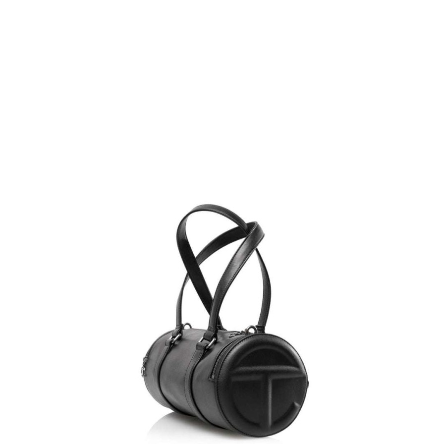 Bags * | Best Deal Medium Telfar Duffle Black Duffle Bags