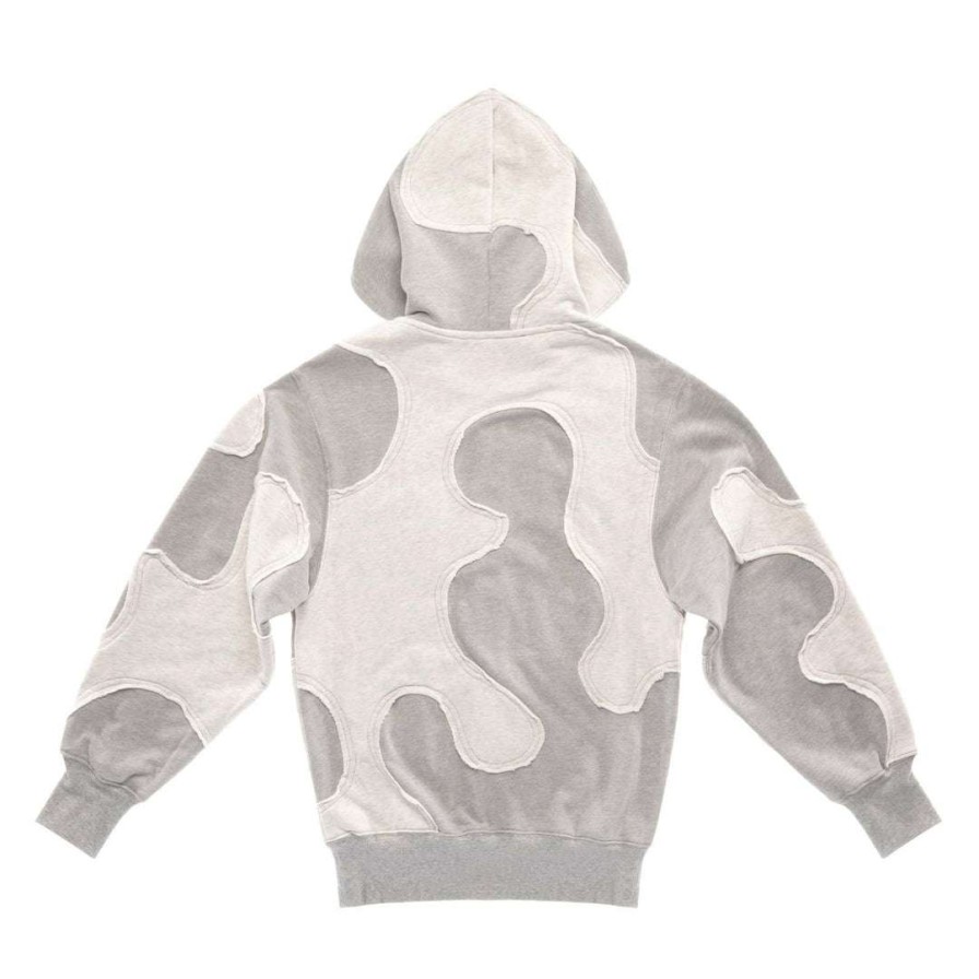 Apparel * | Buy Telfar Camo Hoodie Heather Grey