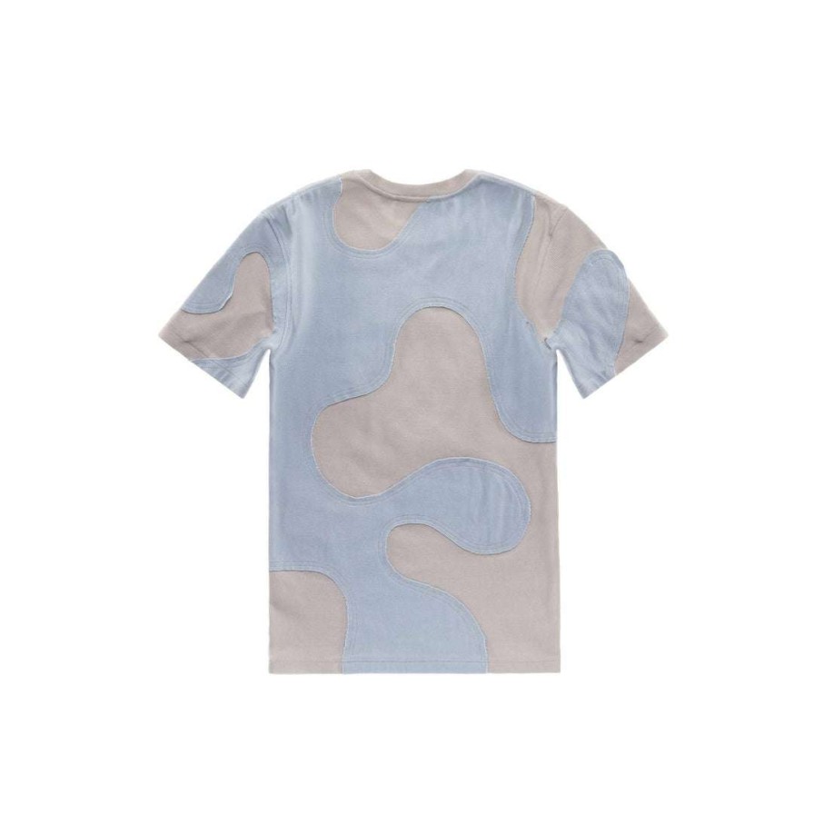 Apparel * | Outlet Telfar Camo T-Shirt Blue/Bone