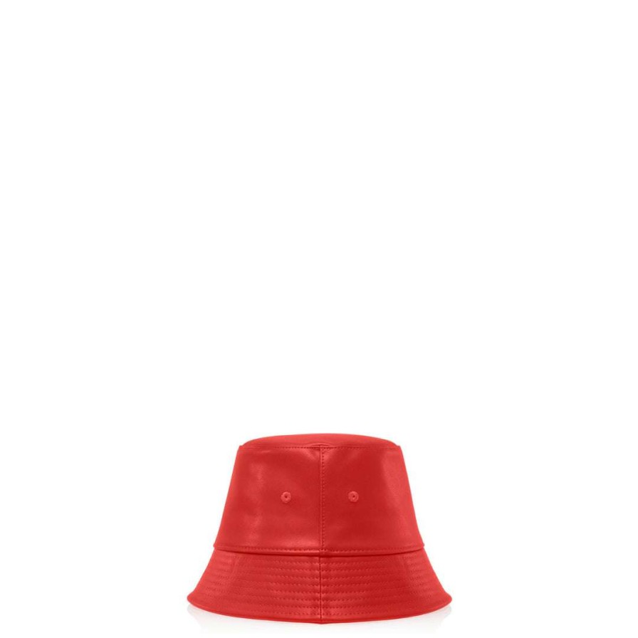 Accessories * | Flash Sale Telfar Bucket Hat Red