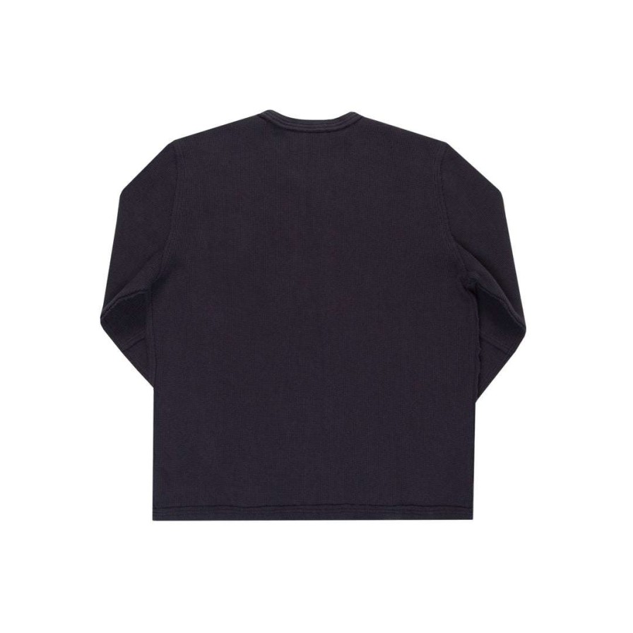 Apparel * | Top 10 Telfar T-Shirts Thumbhole Thermal Off-Black