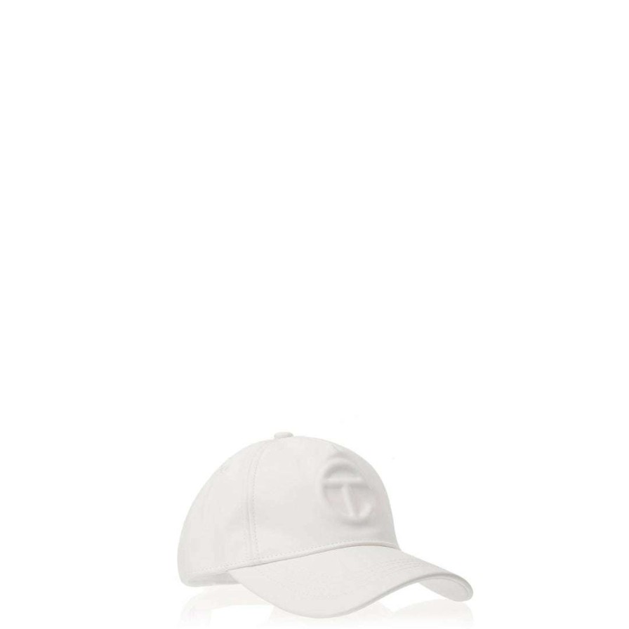 Accessories * | Best Pirce Telfar Logo Embossed Hat White