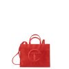 Bags * | Best Deal Telfar Medium Red Shopping Bag Shopping Bags