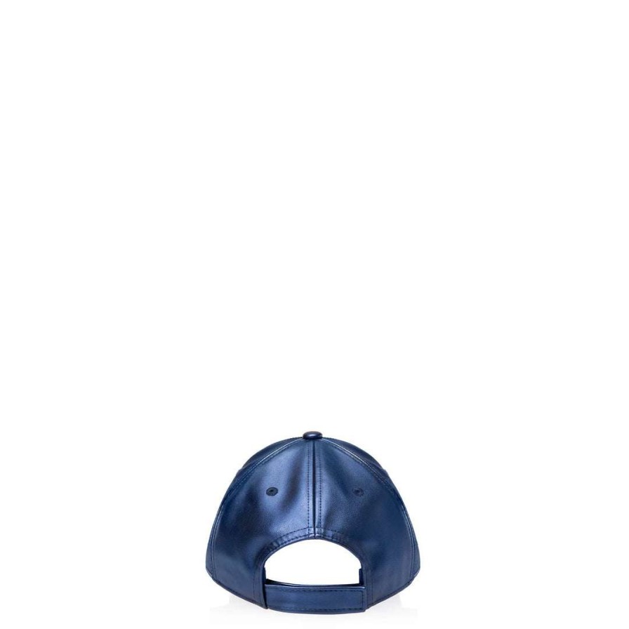 Accessories * | Coupon Telfar Logo Embossed Hat Cobalt