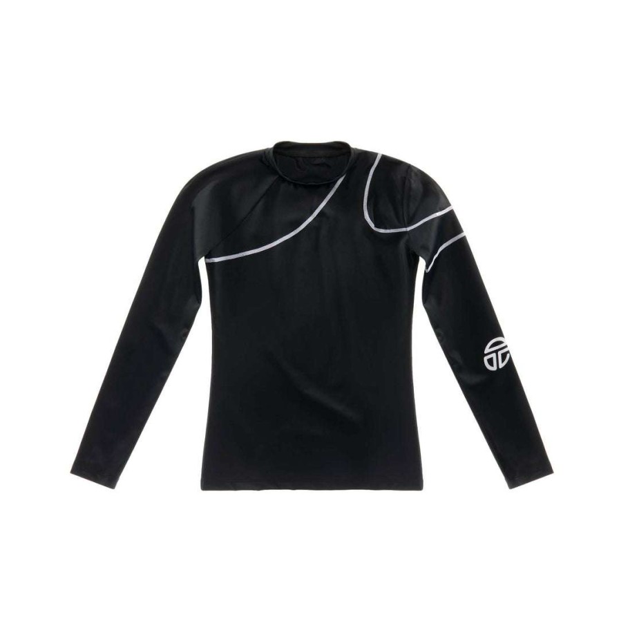 Apparel * | Discount Telfar Performance Long Sleeve T Black/Black