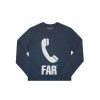 Apparel * | Deals Telfar T-Shirts Telephone Long Sleeve T- Off-Black