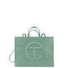 Bags * | Wholesale Telfar Large Sage Shopping Bag Shopping Bags