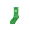 Accessories * | New Telfar Athletic Logo Socks Greenscreen