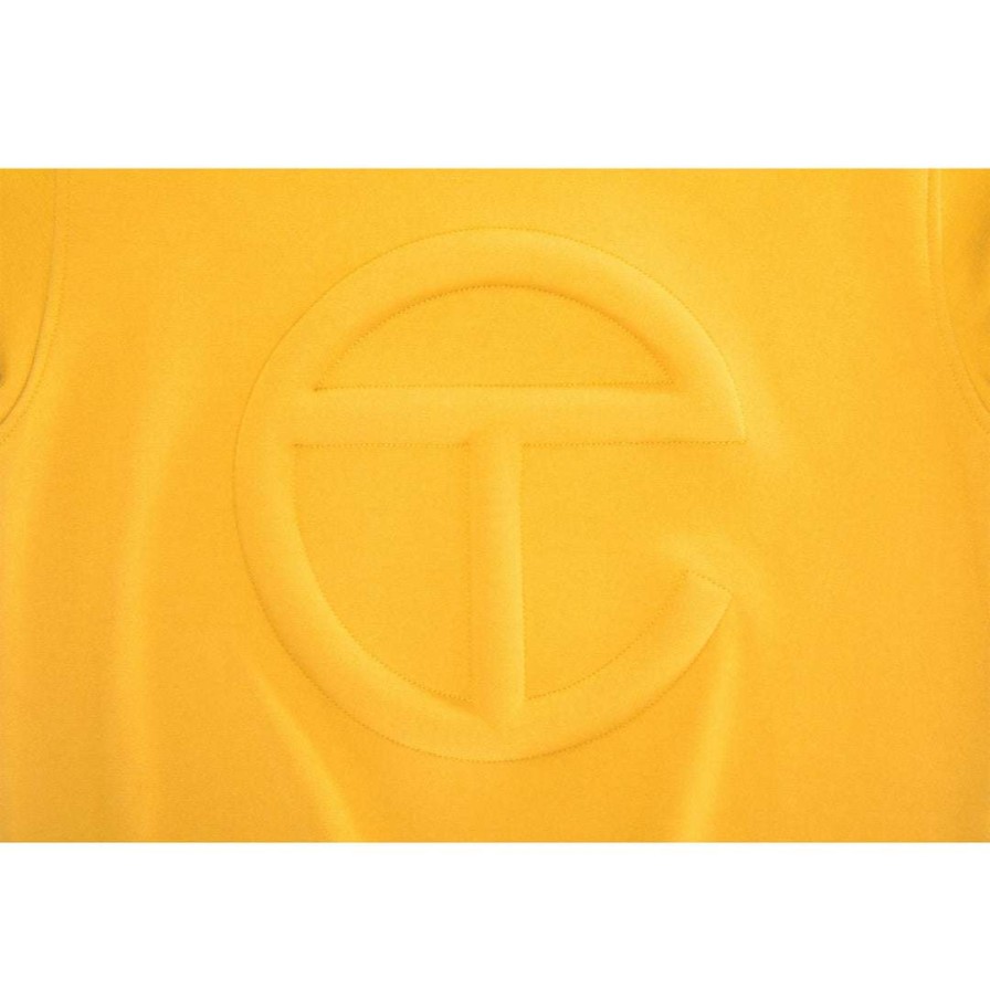 Apparel * | Wholesale Telfar Embossed Hoodie Yellow