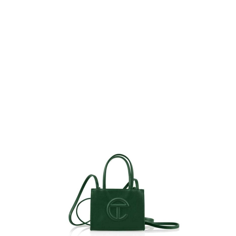 Bags * | Deals Telfar Small Dark Olive Shopping Bag