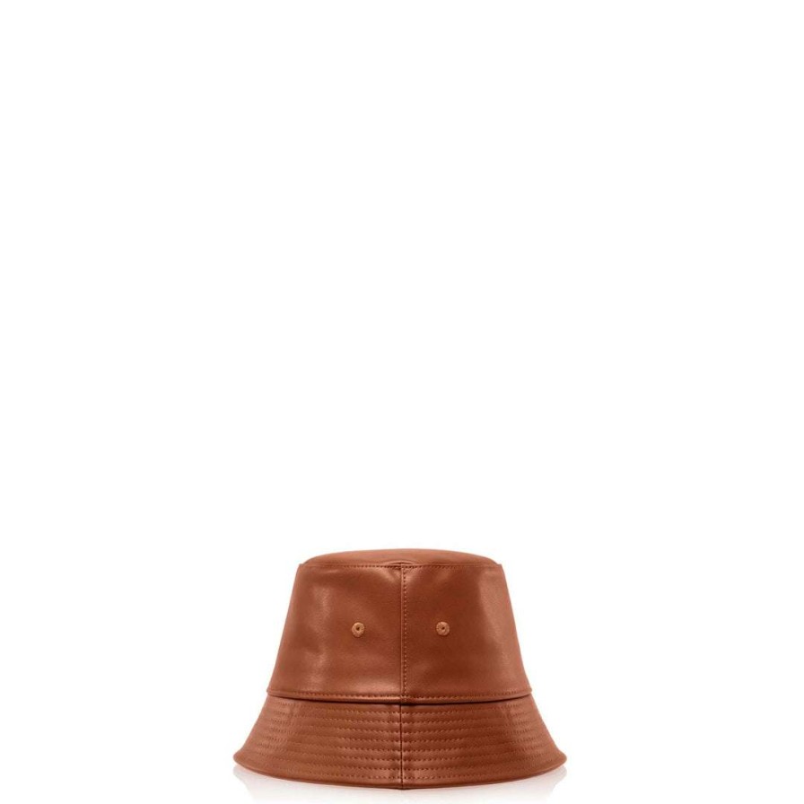 Accessories * | Best Deal Telfar Bucket Hat Tan Bucket Hats