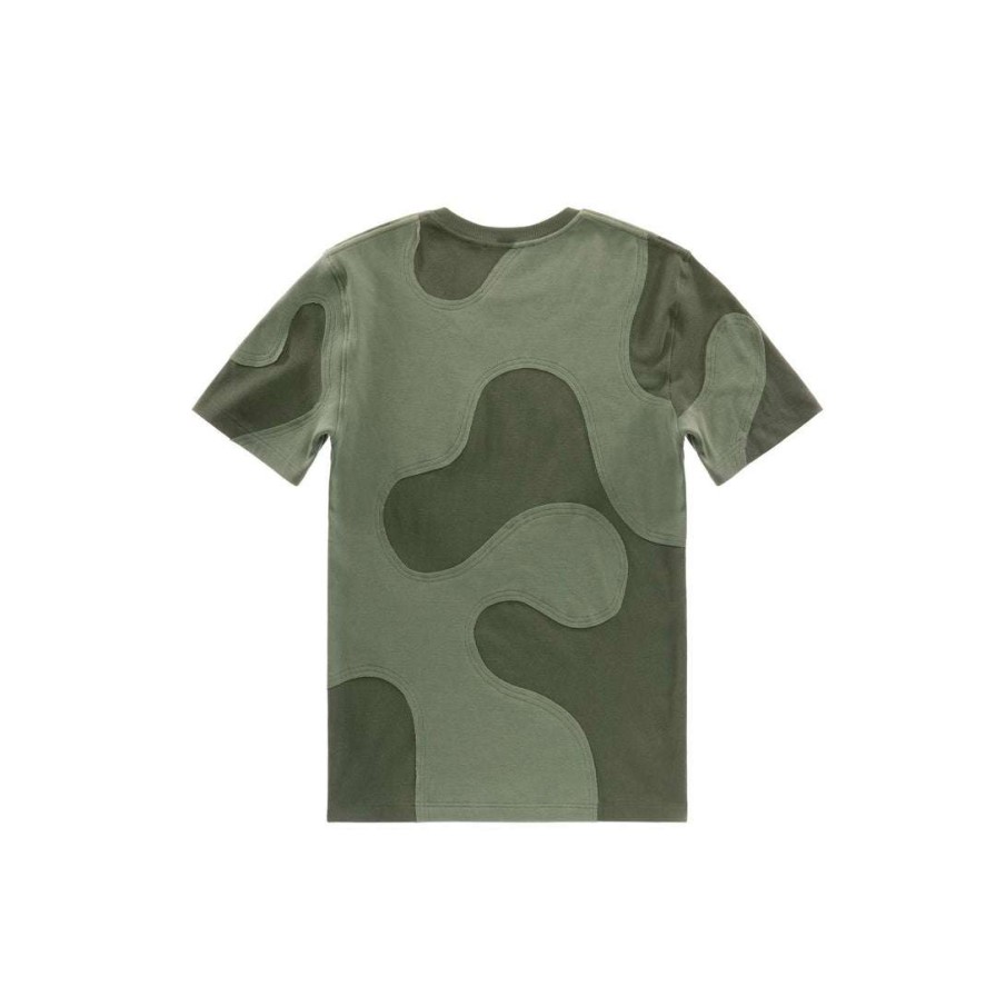 Apparel * | Promo Telfar Camo T-Shirt Olive Drab