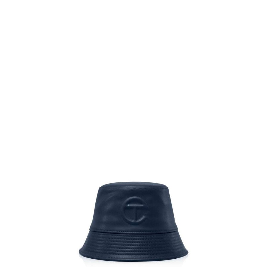 Accessories * | Hot Sale Telfar Bucket Hat Navy Bucket Hats