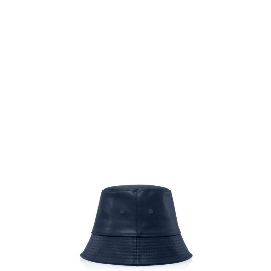 Accessories * | Hot Sale Telfar Bucket Hat Navy Bucket Hats