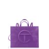 Bags * | Buy Telfar Large Grape Shopping Bag Shopping Bags