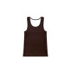 Apparel * | Flash Sale Telfar Halter Tank Chocolate Rib Knits