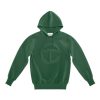 Apparel * | Flash Sale Telfar Embossed Hoodie Dark Olive