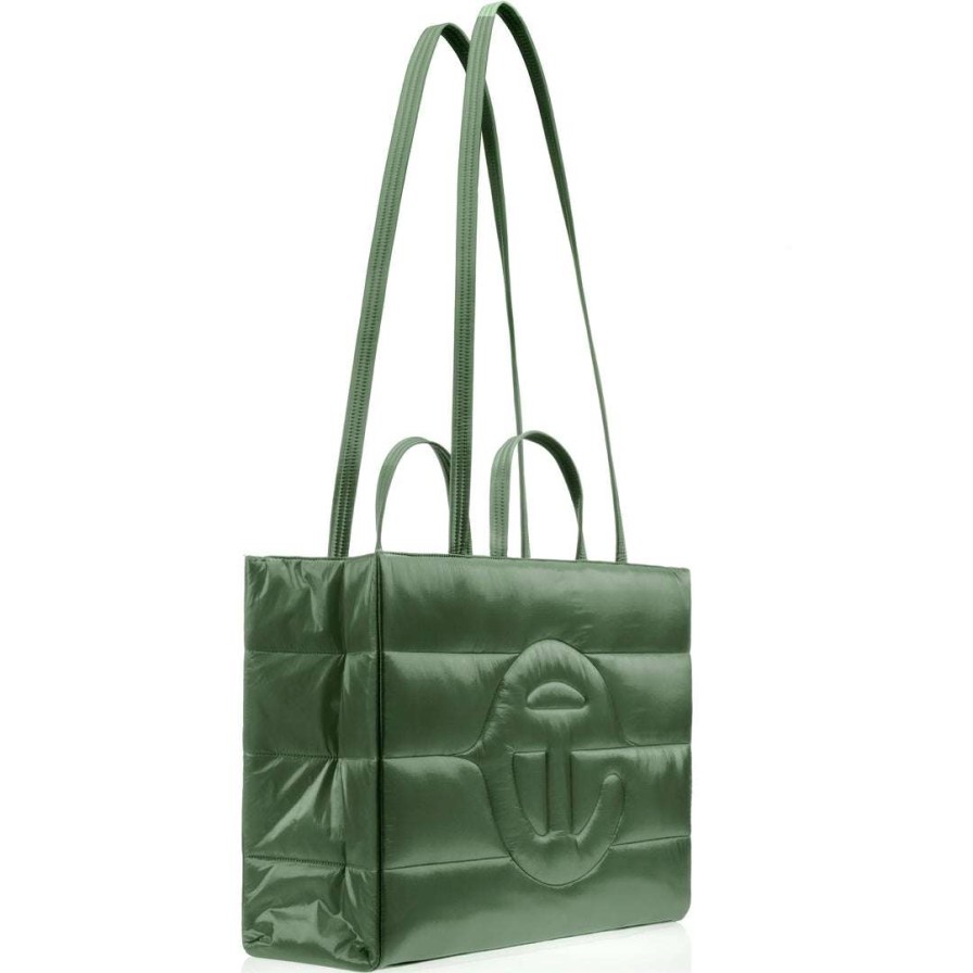 Bags * | New Telfar Large Puff Shopper Green