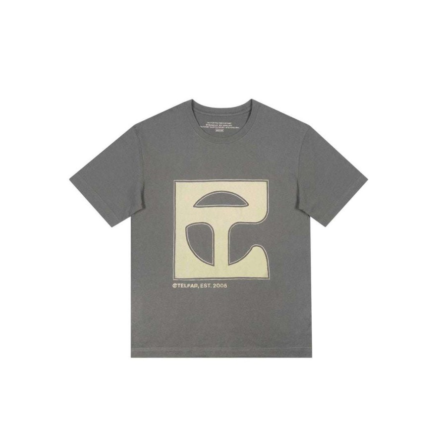 Apparel * | Budget Telfar Monogram T Charcoal