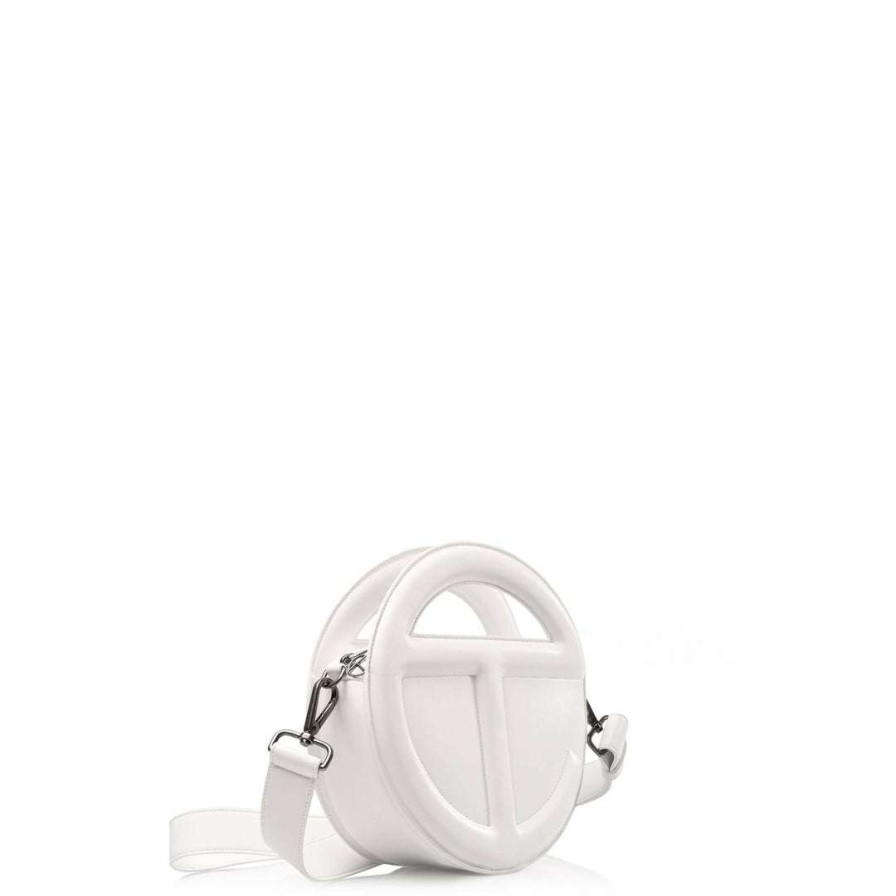 Bags * | New Round Telfar Circle Bag White Circle Bags