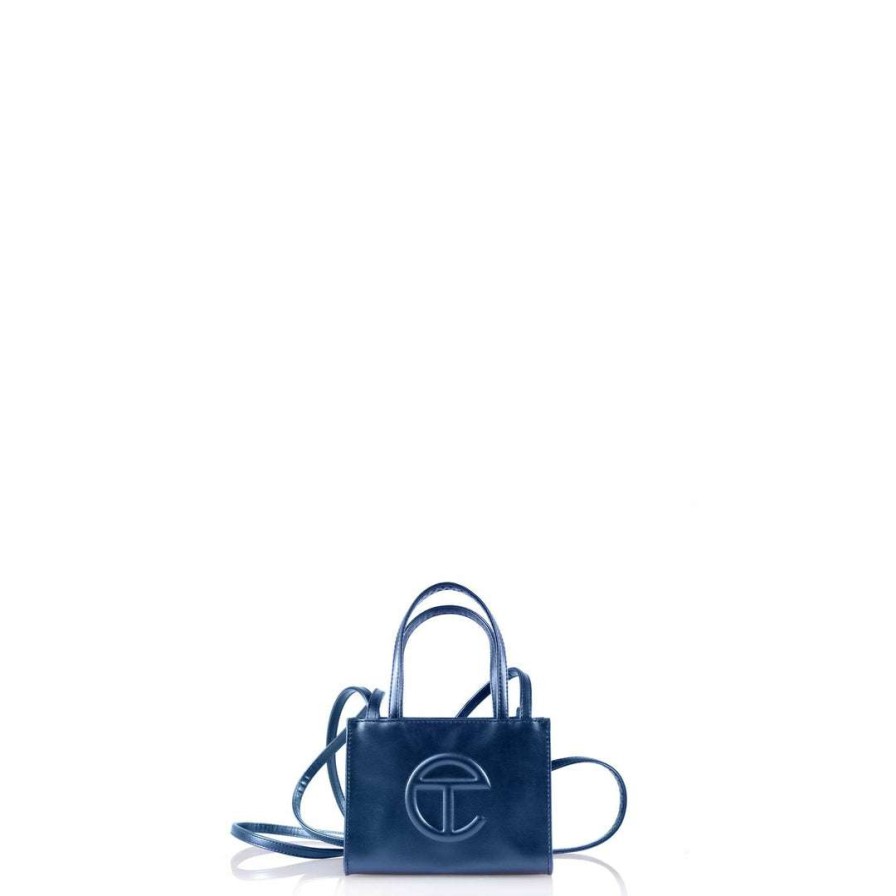 Bags * | Flash Sale Telfar Shopping Bags Small Cobalt Shopping Bag