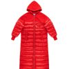 Apparel * | Hot Sale Telfar Puff Hoodie Coat Red Telfar Puff