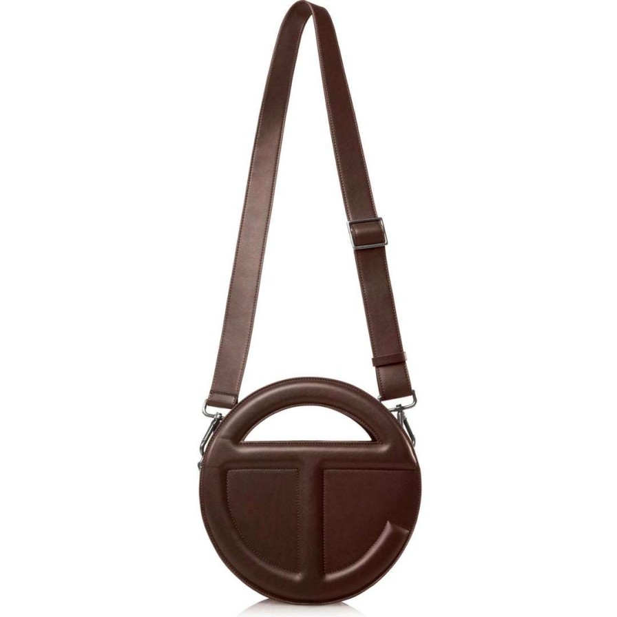 Bags * | Outlet Round Telfar Circle Bag Chocolate