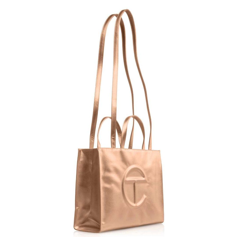 Bags * | Best Reviews Of Telfar Medium Copper Shopping Bag Shopping Bags