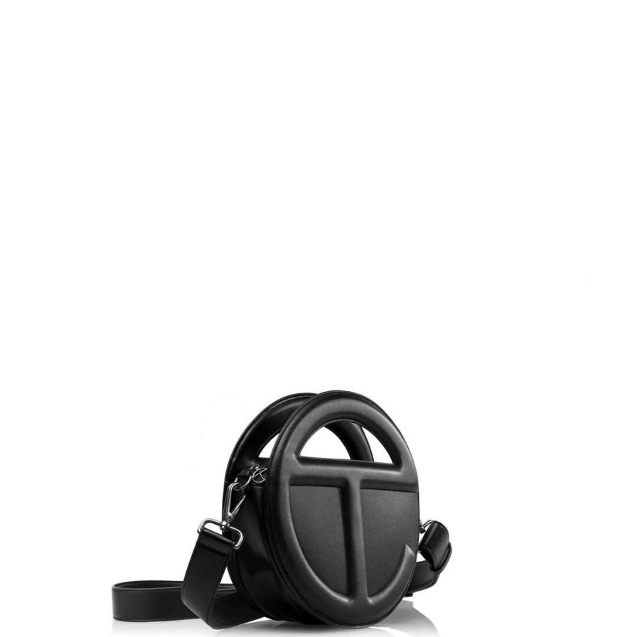 Bags * | Cheap Round Telfar Circle Bag Black Circle Bags