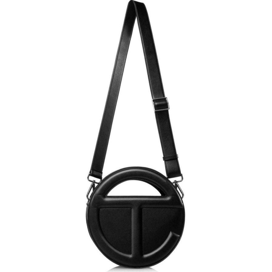 Bags * | Cheap Round Telfar Circle Bag Black Circle Bags