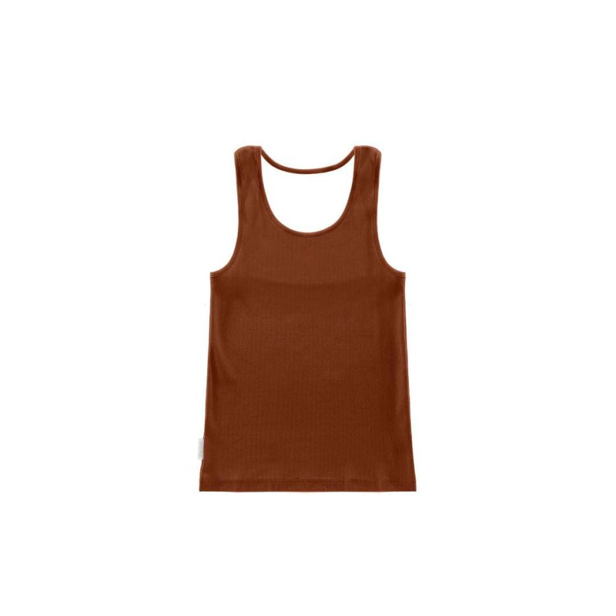 Apparel * | Deals Telfar Halter Tank Tan