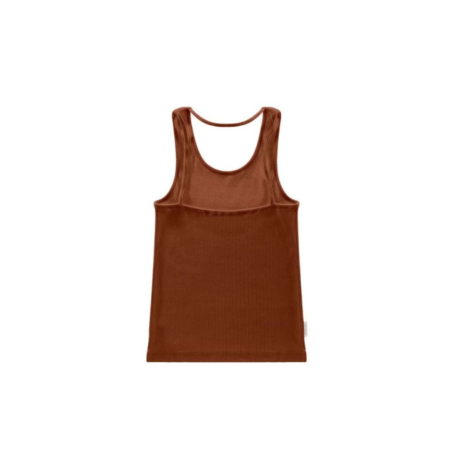 Apparel * | Deals Telfar Halter Tank Tan