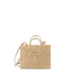 Bags * | Discount Telfar Medium Cream Shopping Bag Shopping Bags