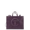 Bags * | Discount Telfar Shopping Bags Large Eggplant Shopping Bag