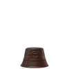 Accessories * | Hot Sale Bucket Hats Telfar Bucket Hat Chocolate