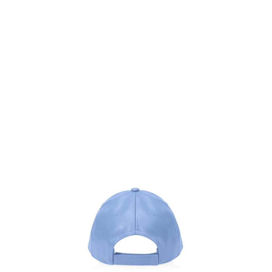 Accessories * | Best Pirce Telfar Logo Embossed Hat Cerulean Hats + Belts