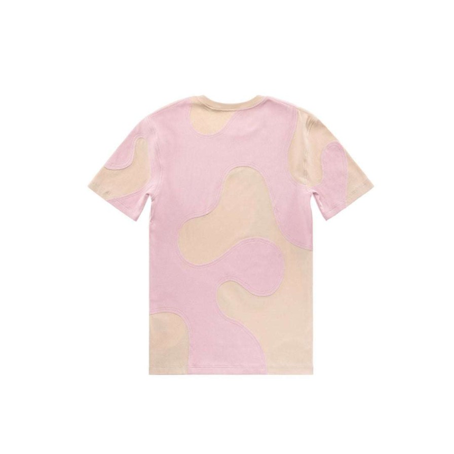 Apparel * | Brand New Telfar Camo T-Shirt Pink/Sand