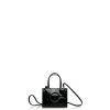 Bags * | Buy Telfar Small Black Patent Shopping Bag Patent Shoppers