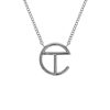 Accessories * | Top 10 Telfar Logo Pendant Silver Jewelry