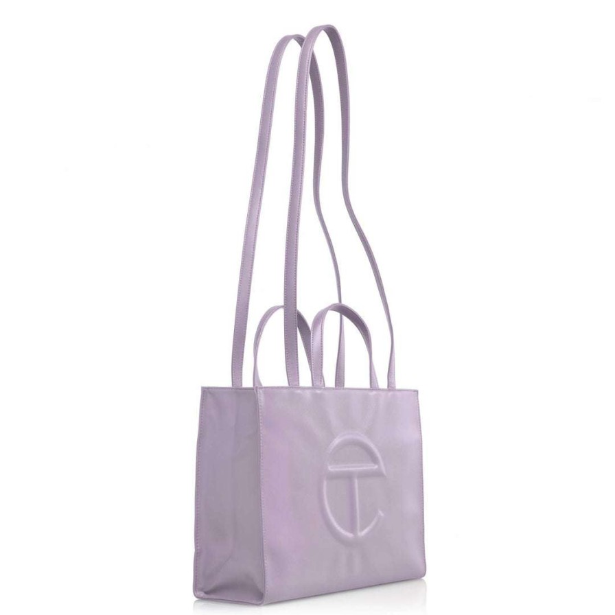 Bags * | Best Sale Telfar Medium Lavender Shopping Bag