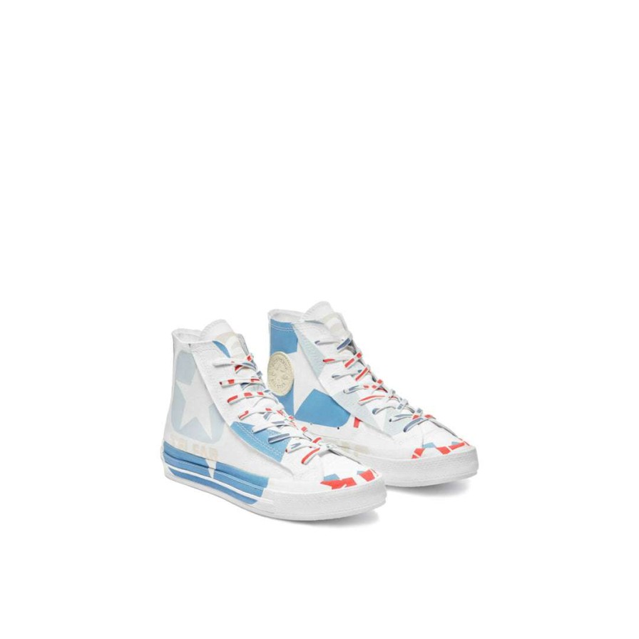 Shoes * | Cheap Converse X Telfar Chuck 70 Red/Blue