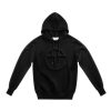 Apparel * | Hot Sale Telfar Embossed Hoodie Black