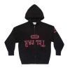 Apparel * | Hot Sale Telfar Zip-Up Hoodie Black