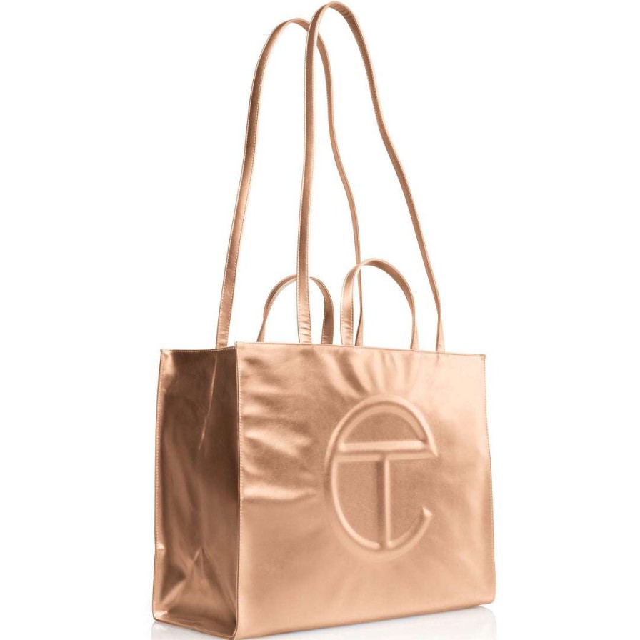 Bags * | Deals Telfar Large Copper Shopping Bag