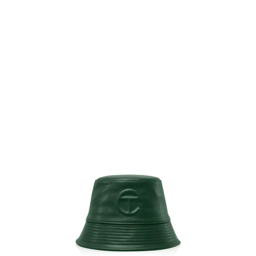 Accessories * | Budget Bucket Hats Telfar Bucket Hat Dark Olive