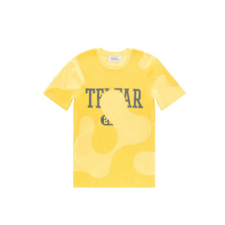 Apparel * | New Telfar Camo T-Shirt Yellow