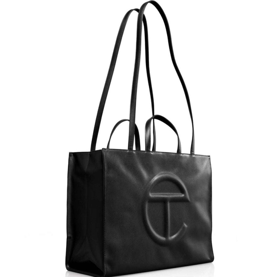 Bags * | Flash Sale Telfar Large Black Shopping Bag