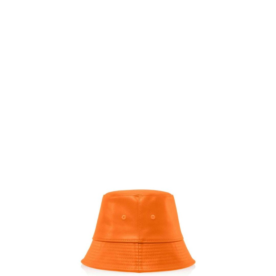 Accessories * | Discount Telfar Bucket Hat Orange Bucket Hats