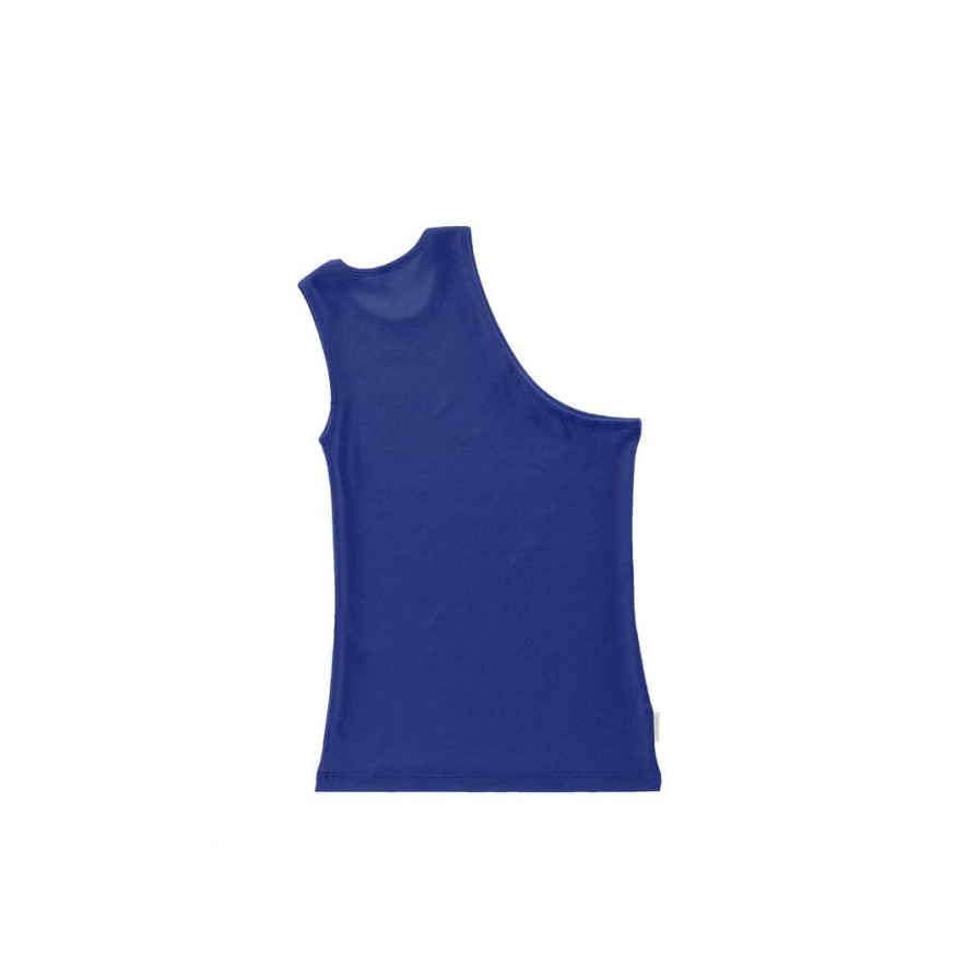 Apparel * | Brand New Telfar Rib Knits Half Tank Painter'S Tape